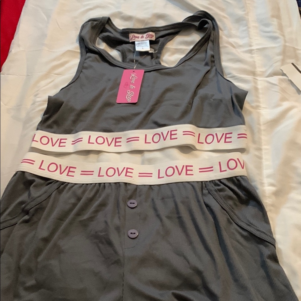Gray Pajama Set
